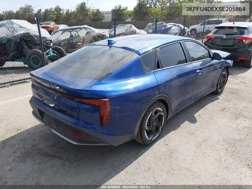 2025 Kia K4 Ex VIN: 3KPFU4DEXSE205864 Lot: 45456825