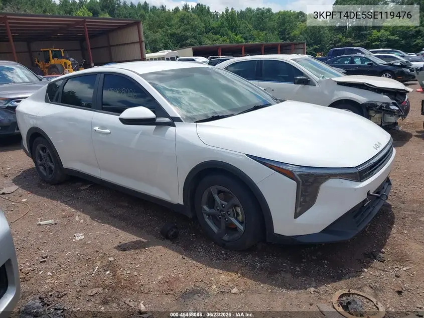2025 Kia K4 Lxs VIN: 3KPFT4DE5SE119476 Lot: 45458086