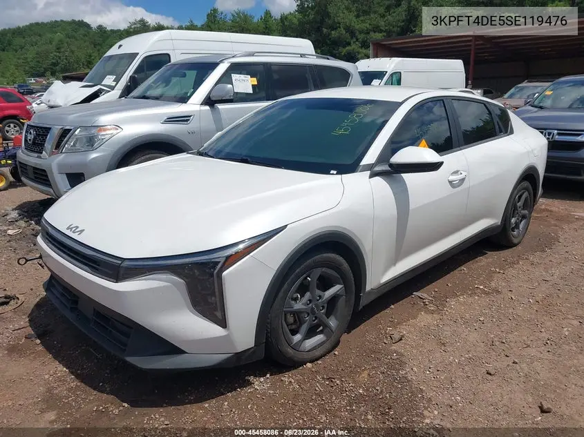 2025 Kia K4 Lxs VIN: 3KPFT4DE5SE119476 Lot: 45458086