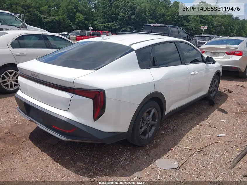 2025 Kia K4 Lxs VIN: 3KPFT4DE5SE119476 Lot: 45458086