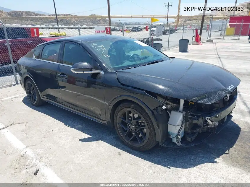 2025 Kia K4 Gt-Line Turbo VIN: 3KPFW4DC4SE102383 Lot: 45494291