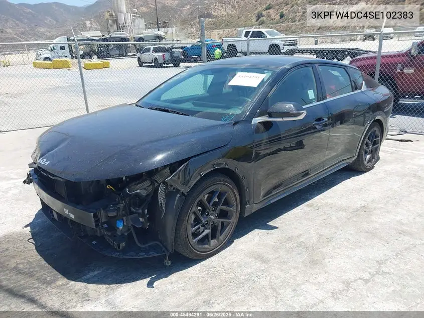 2025 Kia K4 Gt-Line Turbo VIN: 3KPFW4DC4SE102383 Lot: 45494291