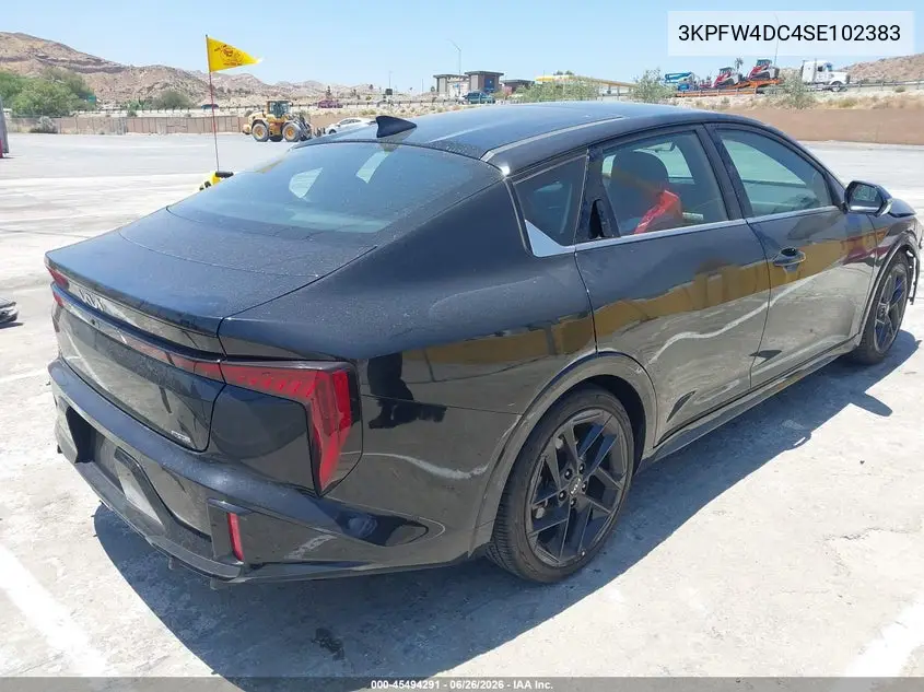 2025 Kia K4 Gt-Line Turbo VIN: 3KPFW4DC4SE102383 Lot: 45494291