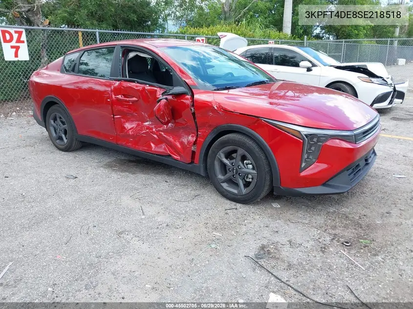2025 Kia K4 Lxs VIN: 3KPFT4DE8SE218518 Lot: 45502705