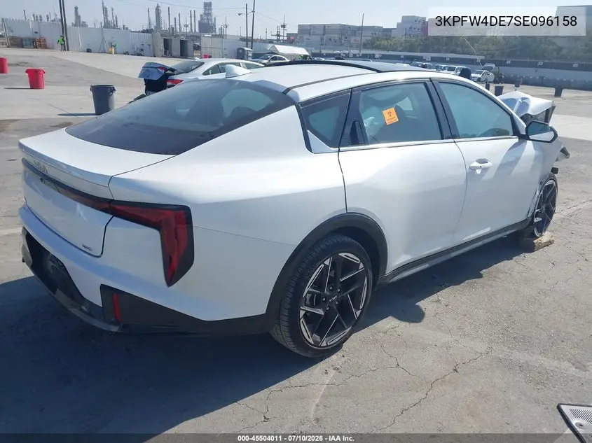 2025 Kia K4 Gt-Line VIN: 3KPFW4DE7SE096158 Lot: 45504011