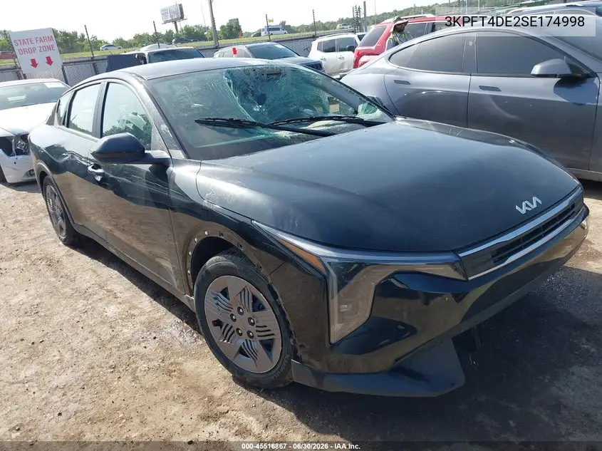 2025 Kia K4 Lx VIN: 3KPFT4DE2SE174998 Lot: 45516867