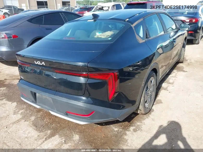 2025 Kia K4 Lx VIN: 3KPFT4DE2SE174998 Lot: 45516867
