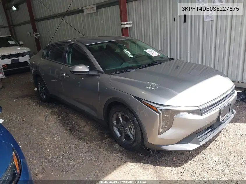 2025 Kia K4 Lxs VIN: 3KPFT4DE0SE227875 Lot: 45542521