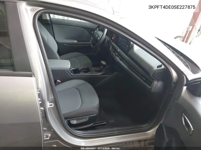 2025 Kia K4 Lxs VIN: 3KPFT4DE0SE227875 Lot: 45542521