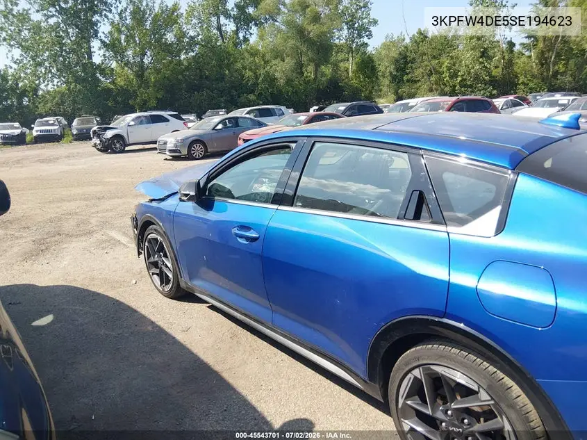 2025 Kia K4 Gt-Line VIN: 3KPFW4DE5SE194623 Lot: 45543701