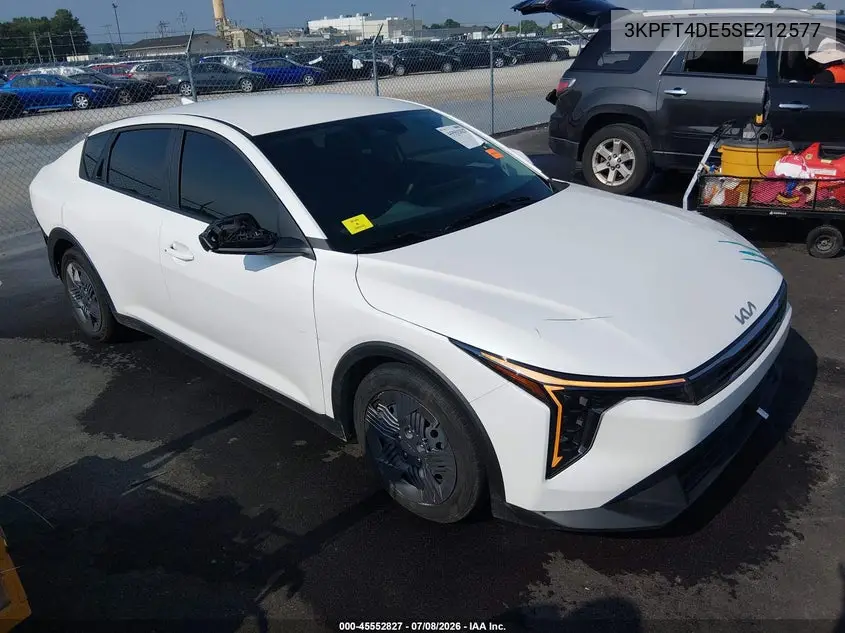 2025 Kia K4 Lx VIN: 3KPFT4DE5SE212577 Lot: 45552827
