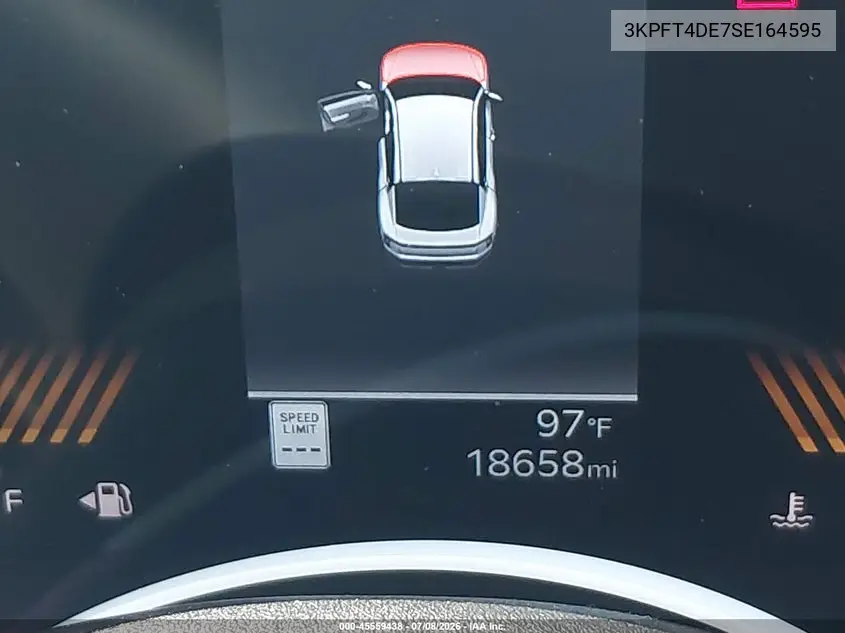 2025 Kia K4 Lxs VIN: 3KPFT4DE7SE164595 Lot: 45559438