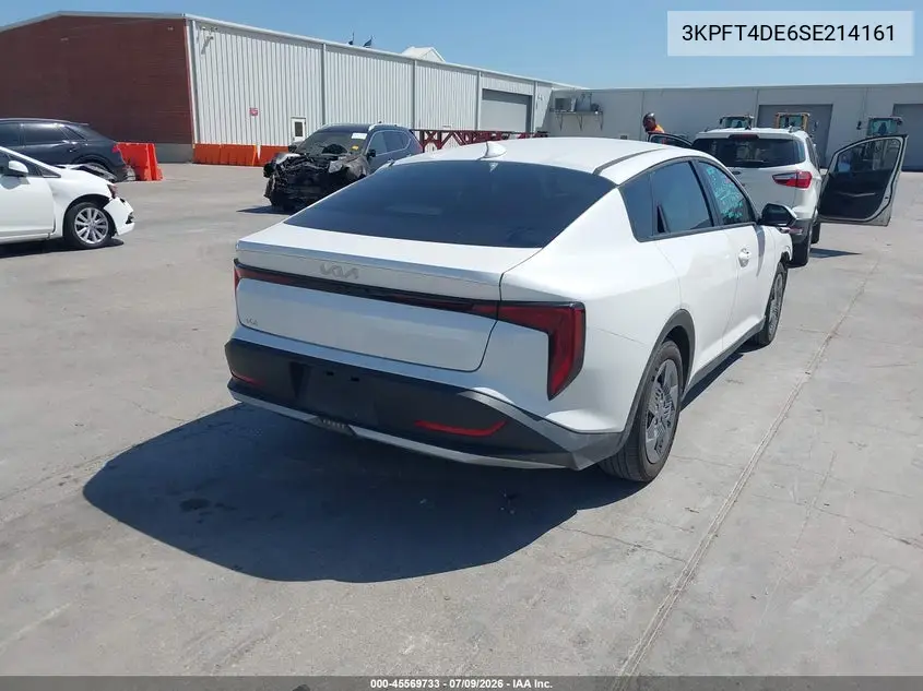 2025 Kia K4 Lx VIN: 3KPFT4DE6SE214161 Lot: 45569733