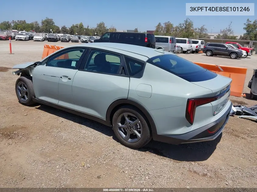2025 Kia K4 Lxs VIN: 3KPFT4DE8SE101246 Lot: 45588973