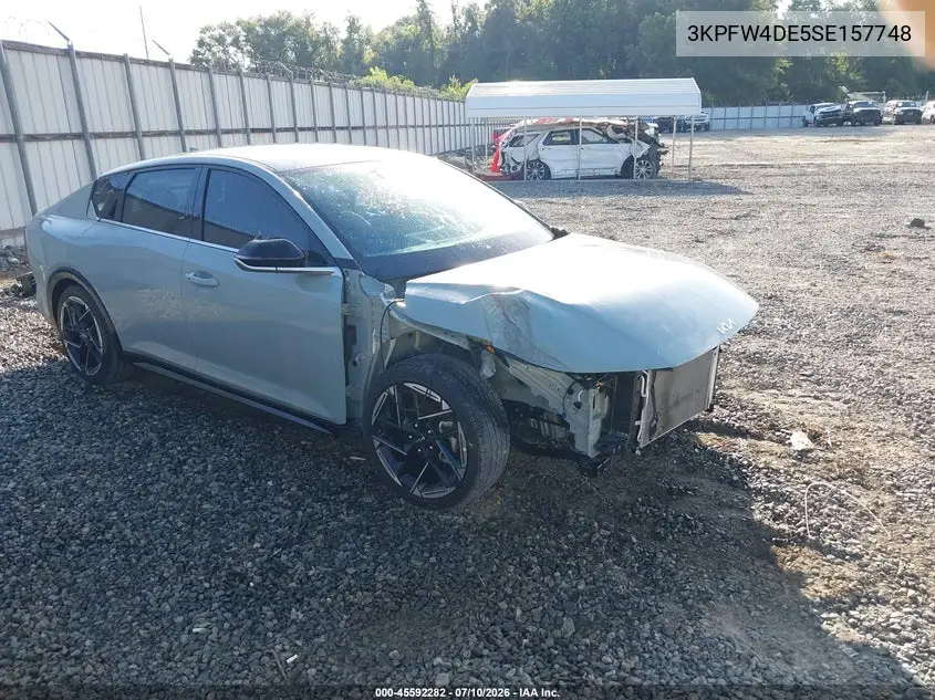 2025 Kia K4 Gt-Line VIN: 3KPFW4DE5SE157748 Lot: 45592282