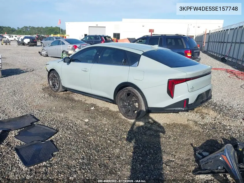 2025 Kia K4 Gt-Line VIN: 3KPFW4DE5SE157748 Lot: 45592282