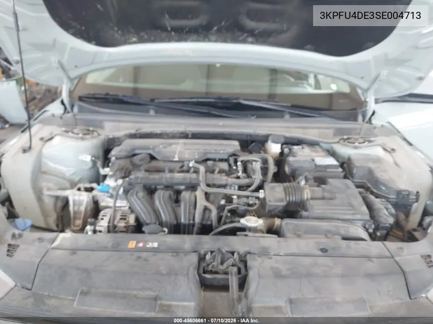 2025 Kia K4 Ex VIN: 3KPFU4DE3SE004713 Lot: 45606661