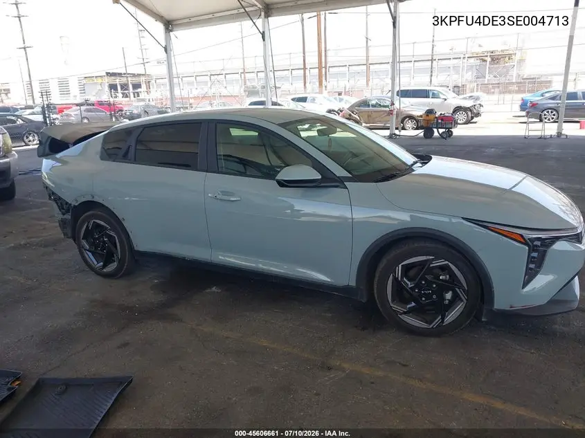2025 Kia K4 Ex VIN: 3KPFU4DE3SE004713 Lot: 45606661