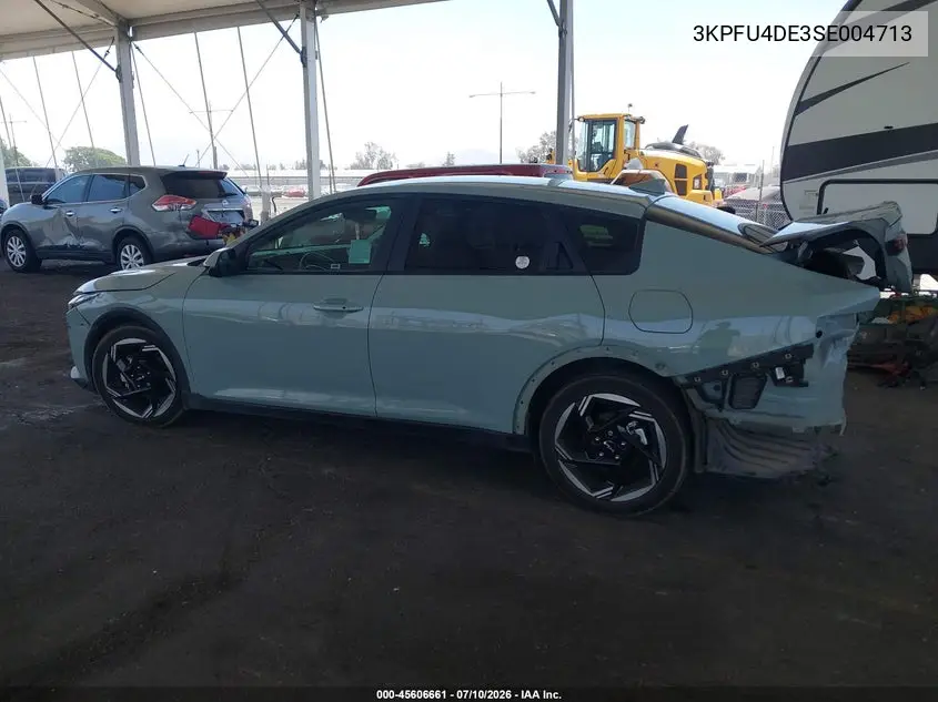 2025 Kia K4 Ex VIN: 3KPFU4DE3SE004713 Lot: 45606661