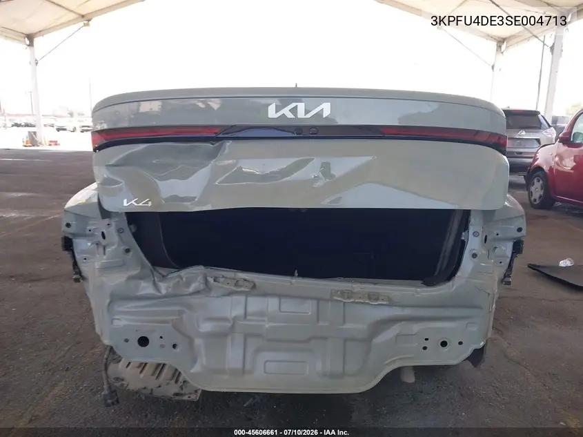 2025 Kia K4 Ex VIN: 3KPFU4DE3SE004713 Lot: 45606661