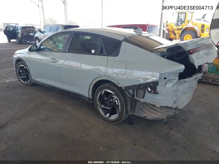 2025 Kia K4 Ex VIN: 3KPFU4DE3SE004713 Lot: 45606661