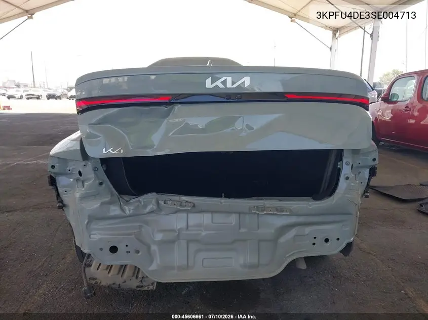 2025 Kia K4 Ex VIN: 3KPFU4DE3SE004713 Lot: 45606661