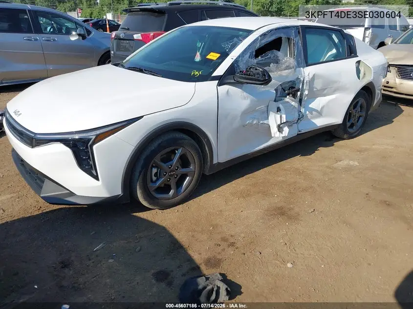 2025 Kia K4 Lxs VIN: 3KPFT4DE3SE030604 Lot: 45607186