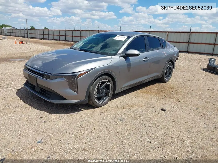 2025 Kia K4 Ex VIN: 3KPFU4DE2SE052039 Lot: 45612796