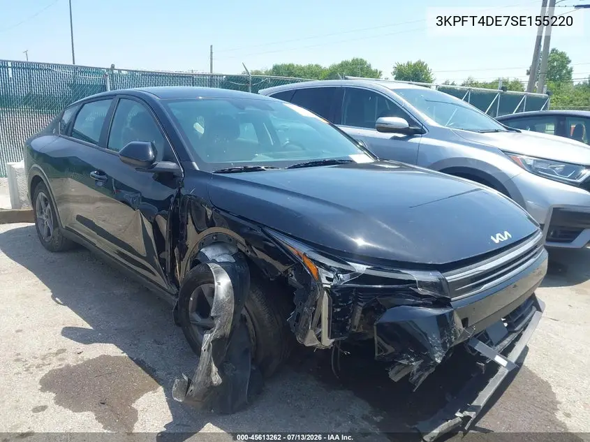 2025 Kia K4 Lxs VIN: 3KPFT4DE7SE155220 Lot: 45613262