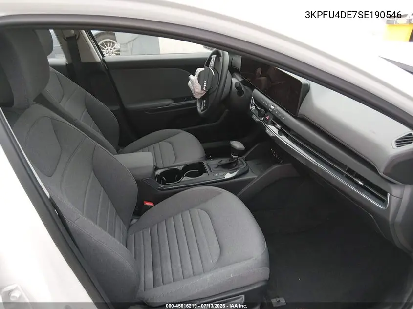 2025 Kia K4 Ex VIN: 3KPFU4DE7SE190546 Lot: 45616219