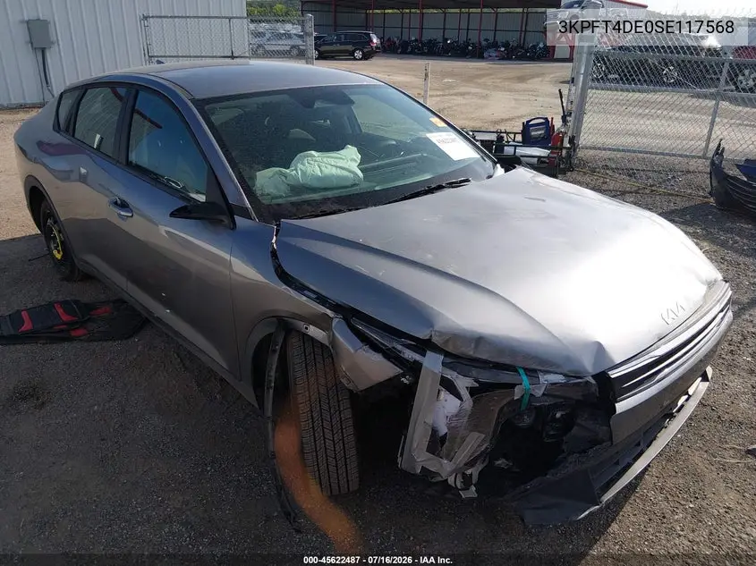 2025 Kia K4 Lxs VIN: 3KPFT4DE0SE117568 Lot: 45622487