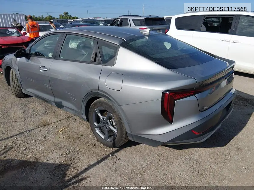 2025 Kia K4 Lxs VIN: 3KPFT4DE0SE117568 Lot: 45622487