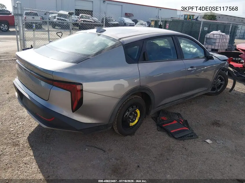2025 Kia K4 Lxs VIN: 3KPFT4DE0SE117568 Lot: 45622487