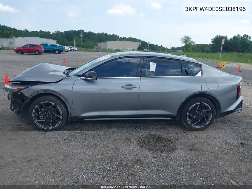 2025 Kia K4 Gt-Line VIN: 3KPFW4DE0SE038196 Lot: 45628197