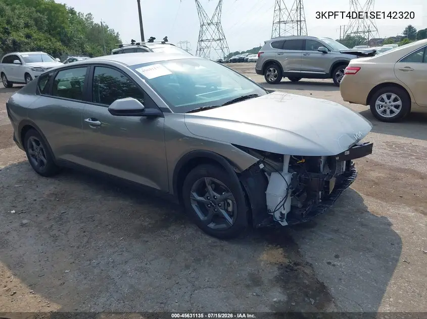 2025 Kia K4 Lxs VIN: 3KPFT4DE1SE142320 Lot: 45631135