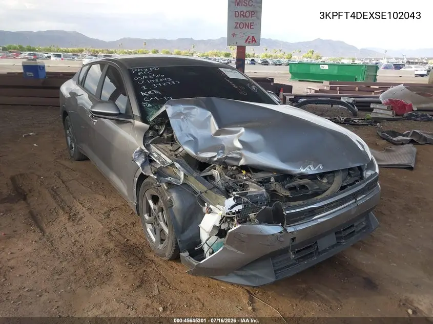 2025 Kia K4 Lxs VIN: 3KPFT4DEXSE102043 Lot: 45645301