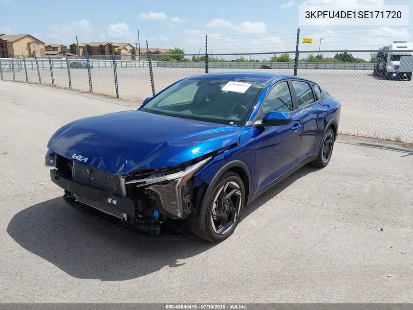 2025 Kia K4 Ex VIN: 3KPFU4DE1SE171720 Lot: 45648415