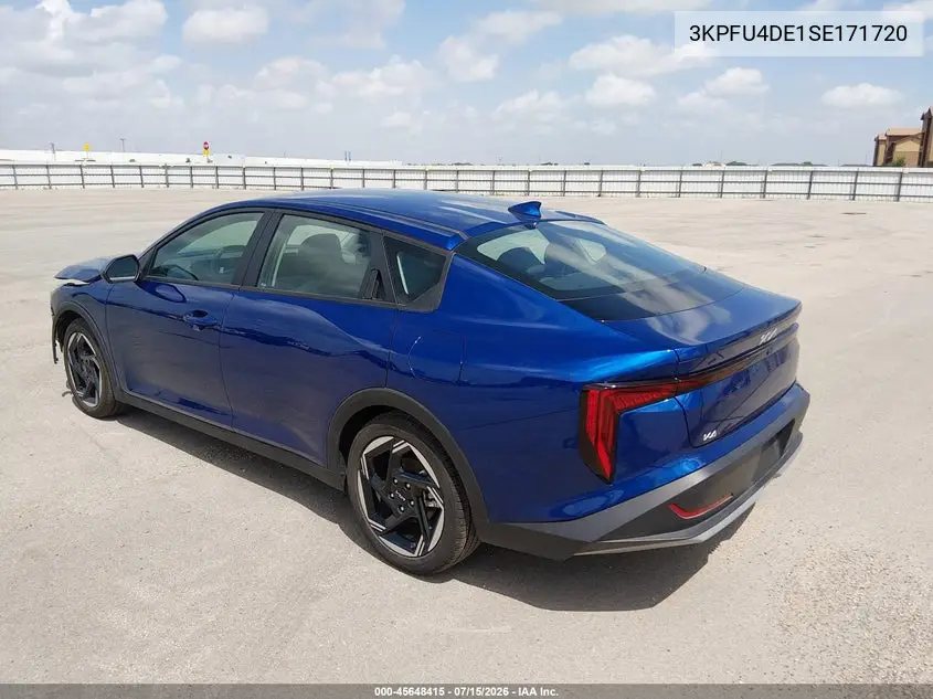 2025 Kia K4 Ex VIN: 3KPFU4DE1SE171720 Lot: 45648415