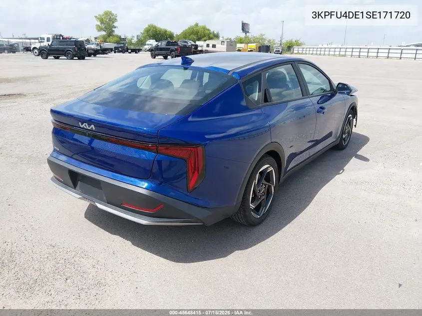 2025 Kia K4 Ex VIN: 3KPFU4DE1SE171720 Lot: 45648415