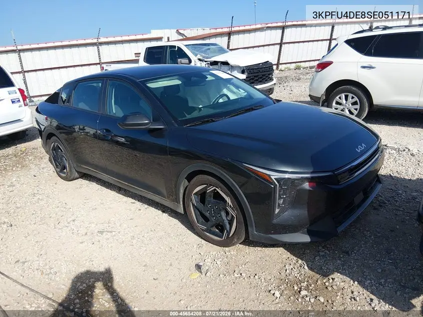 2025 Kia K4 Ex VIN: 3KPFU4DE8SE051171 Lot: 45654208