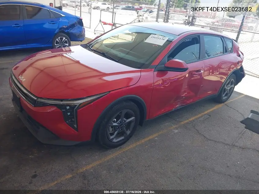 2025 Kia K4 Lxs VIN: 3KPFT4DEXSE023682 Lot: 45655138