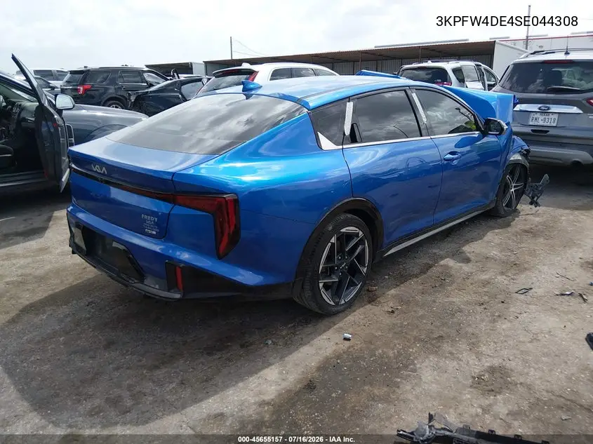 2025 Kia K4 Gt-Line VIN: 3KPFW4DE4SE044308 Lot: 45655157