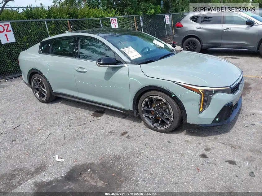 2025 Kia K4 Gt-Line VIN: 3KPFW4DE1SE227049 Lot: 45657751