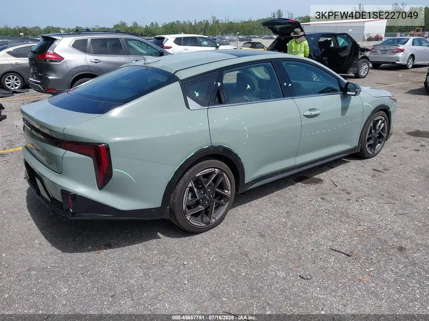 2025 Kia K4 Gt-Line VIN: 3KPFW4DE1SE227049 Lot: 45657751
