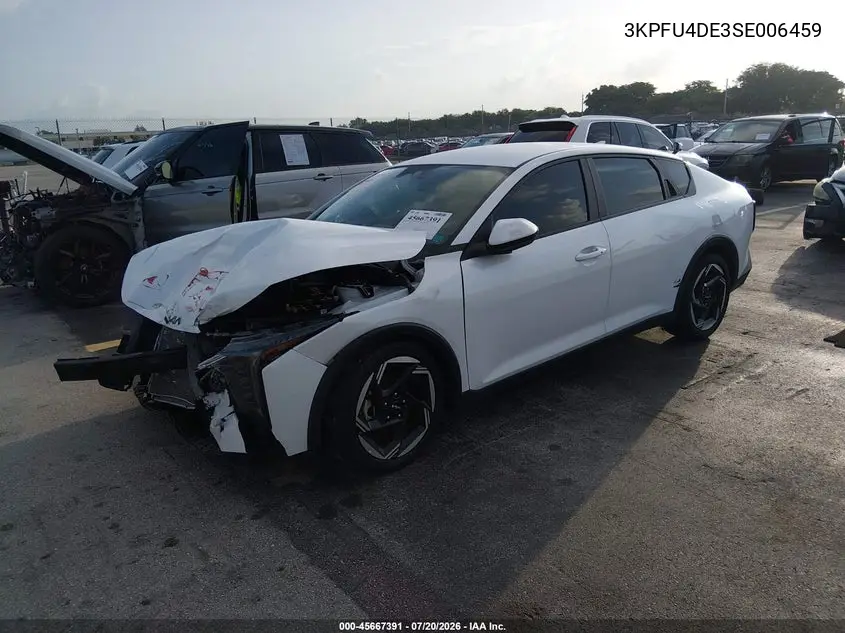 2025 Kia K4 Ex VIN: 3KPFU4DE3SE006459 Lot: 45667391