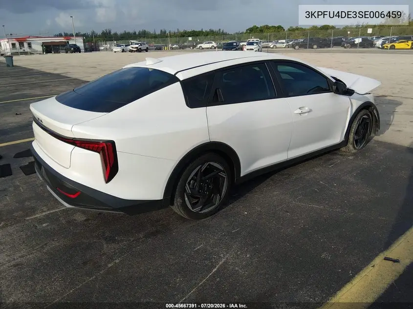 2025 Kia K4 Ex VIN: 3KPFU4DE3SE006459 Lot: 45667391