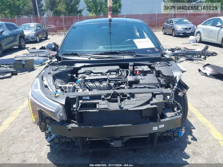 2025 Kia K4 Gt-Line VIN: 3KPFW4DE5SE181029 Lot: 45667503
