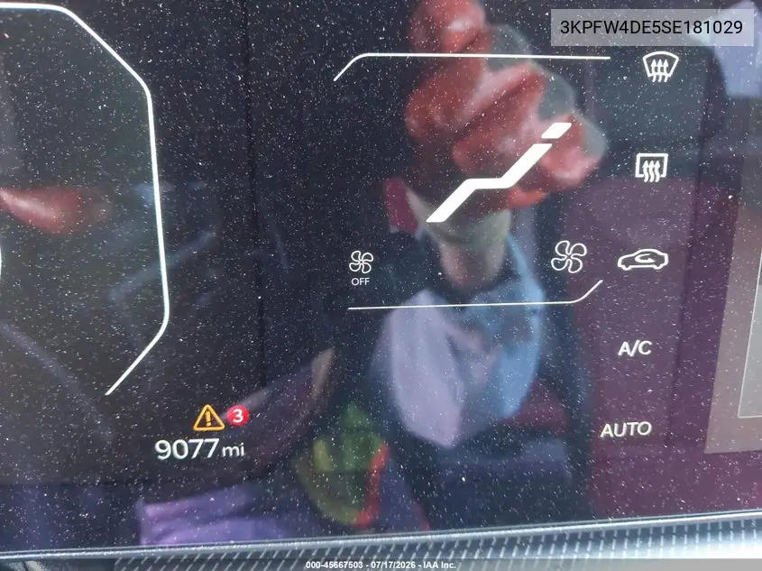 2025 Kia K4 Gt-Line VIN: 3KPFW4DE5SE181029 Lot: 45667503