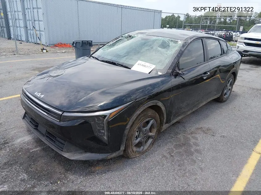 2026 Kia K4 Lxs VIN: 3KPFT4DE2TE291322 Lot: 45308377