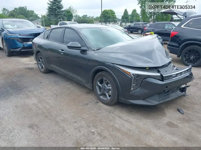 2026 Kia K4 Lxs VIN: 3KPFT4DE4TE305334 Lot: 45319256